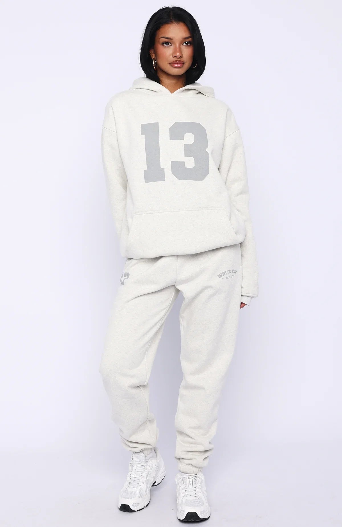 Its Your Chance Oversized Hoodie Grey Marle