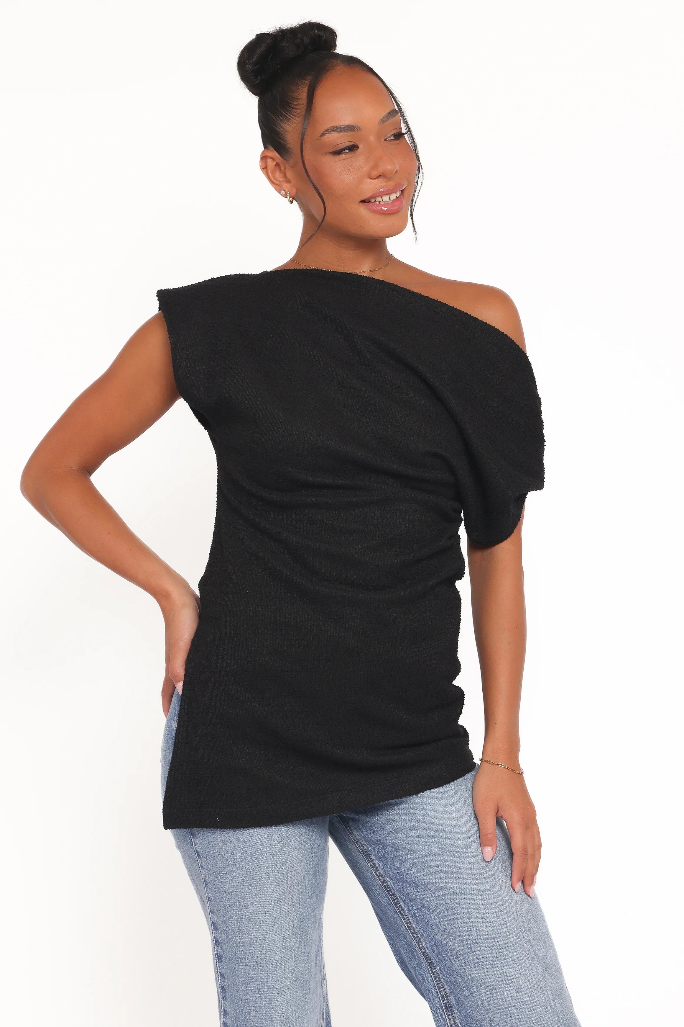 Selma Knit Top Black