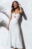 Rosetta Dress White