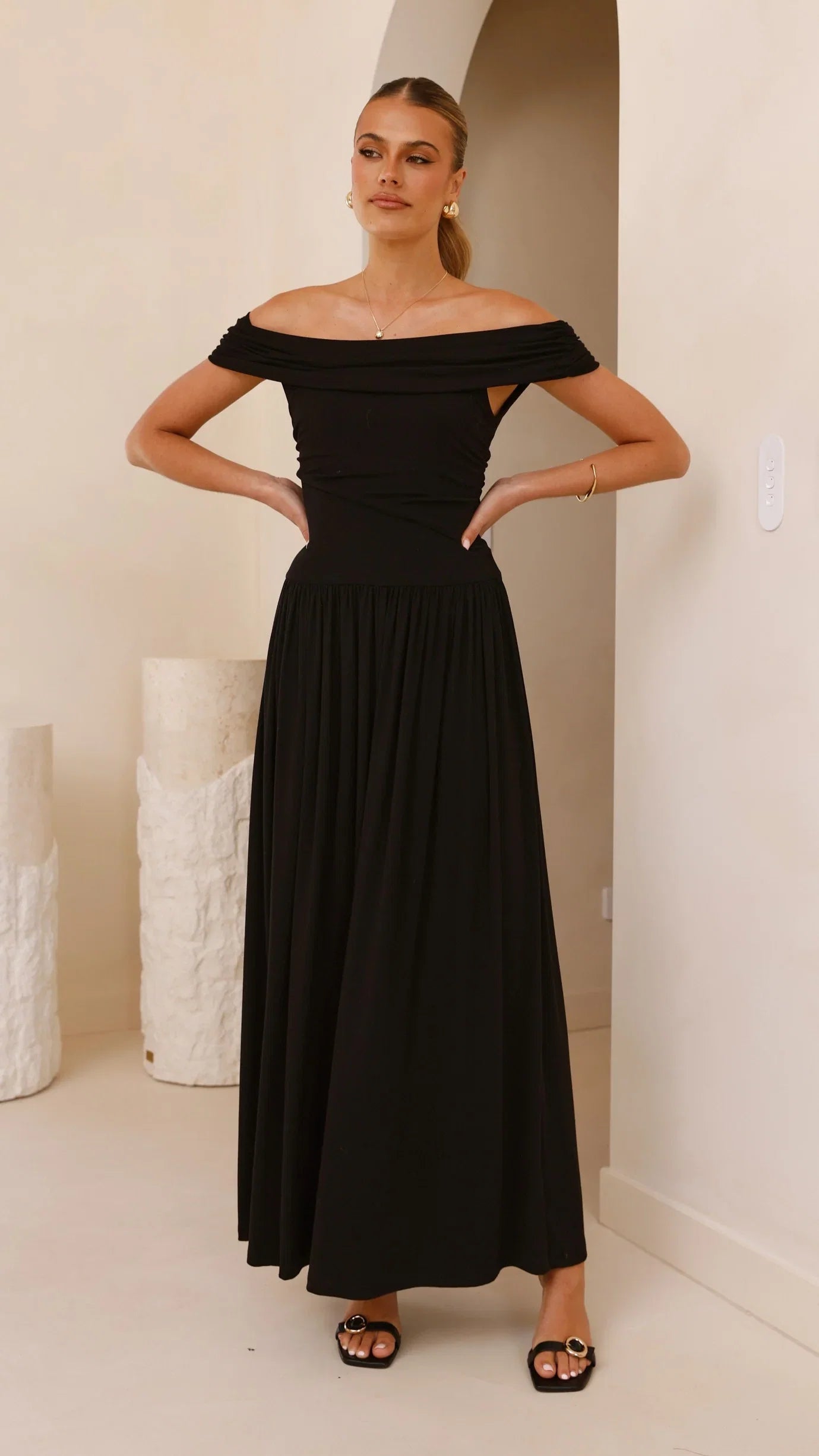 Manalla Maxi Dress Black