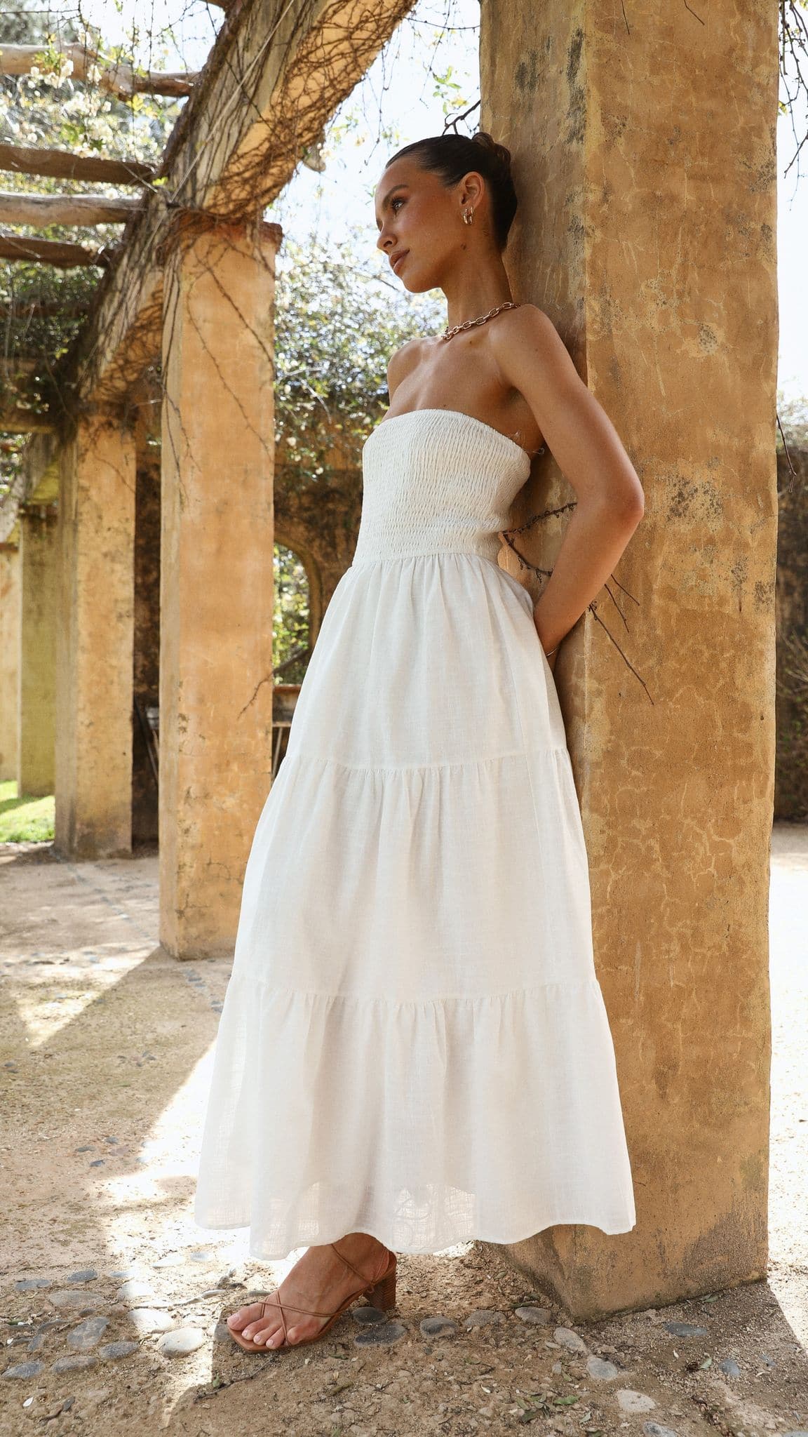 Brooke Maxi Dress White