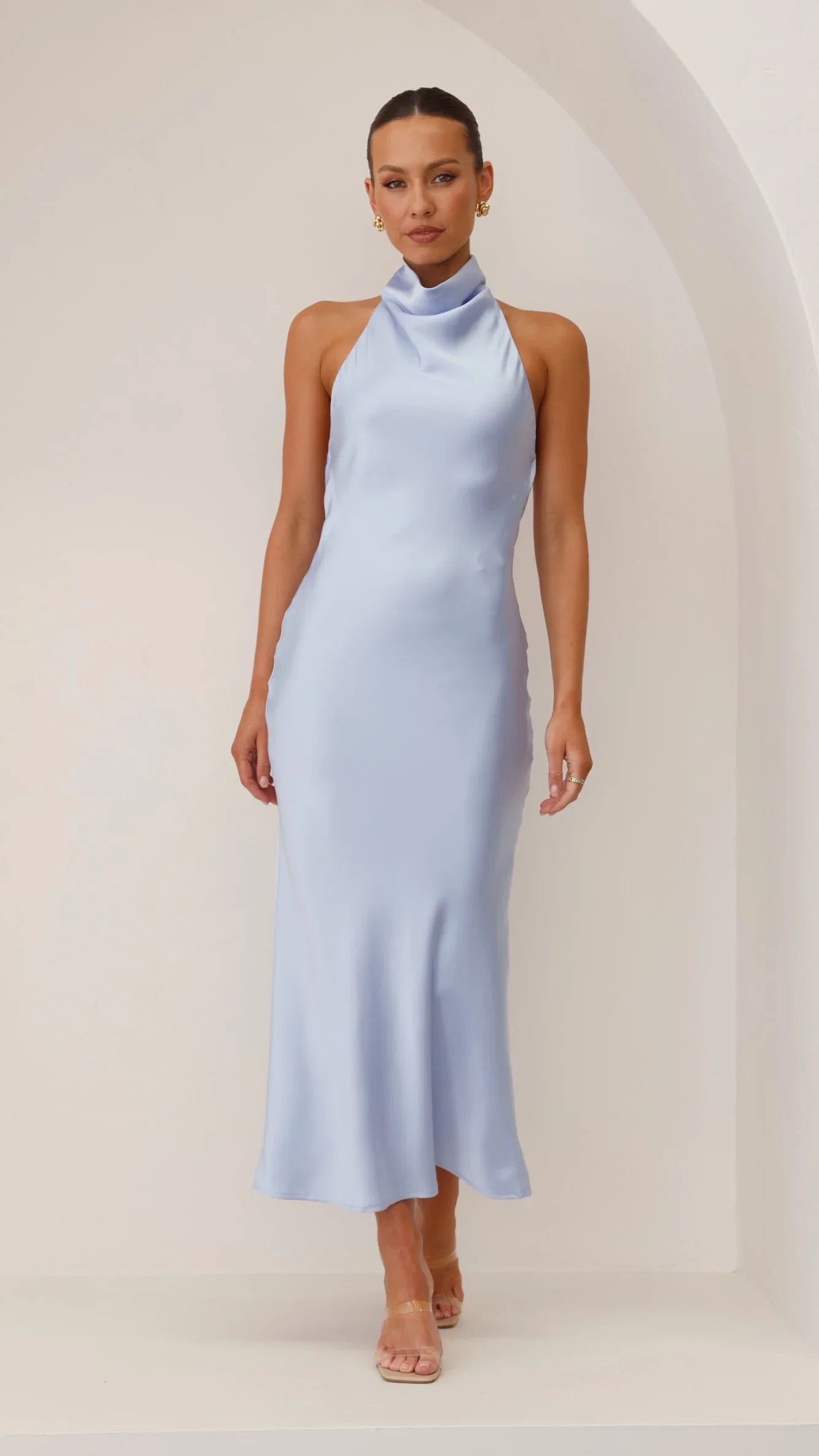 Rina Midi Dress Blue Bell