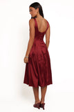 Katelyn Midi Dress Burgundy