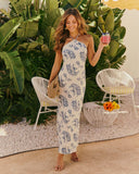 Fresh Grove Paisley Halter Neck Maxi Dress