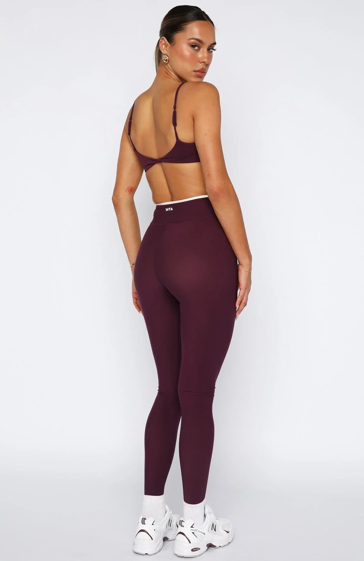 Form Leggings Plum Cream