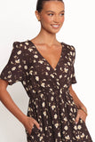 Raschelle Romper Brown Ditsy