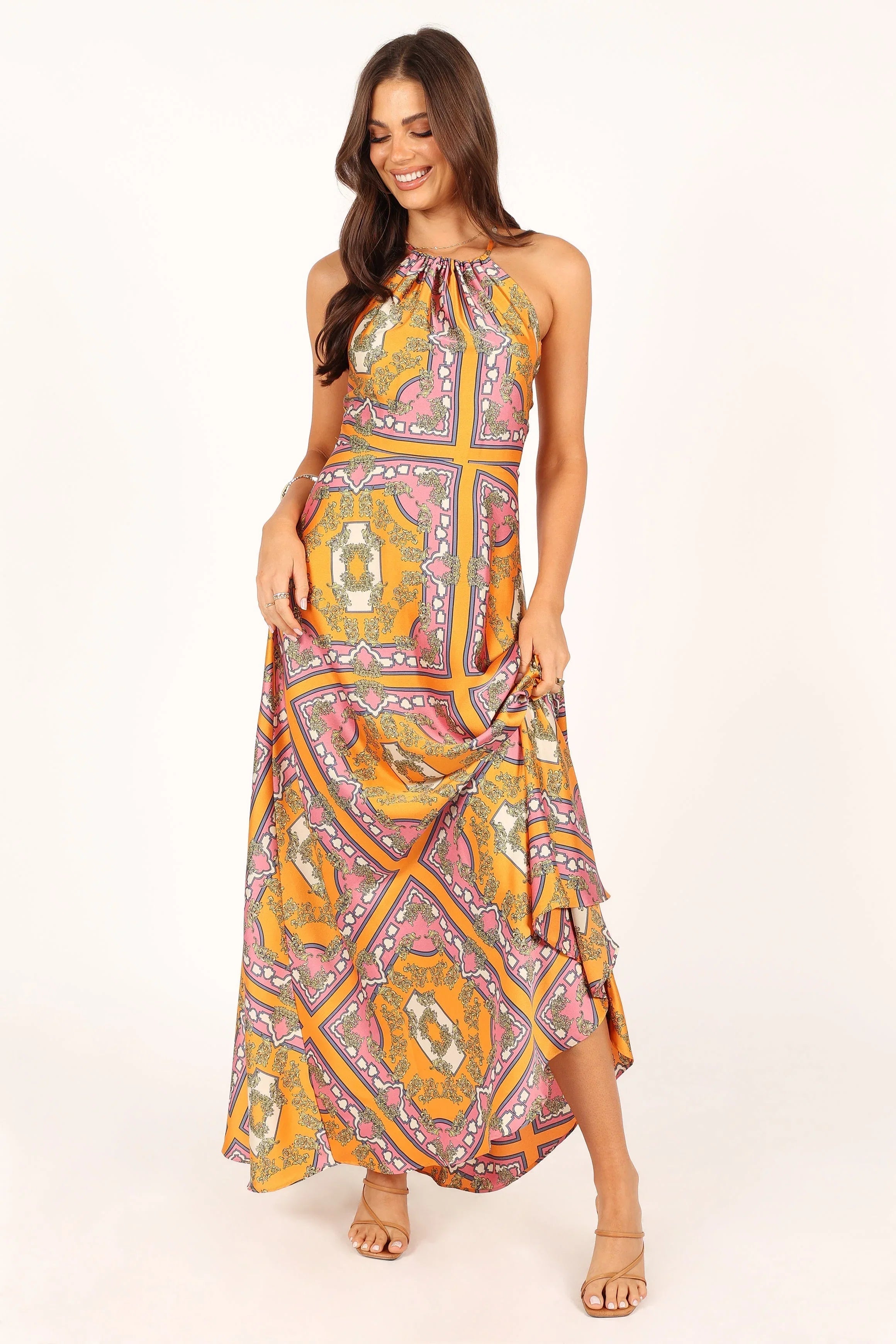 Amara Maxi Dress Tangerine