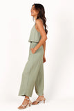 Eleanor High Waisted Pants Green