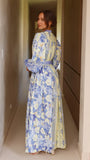 Kalliope Maxi Dress Blue Yellow