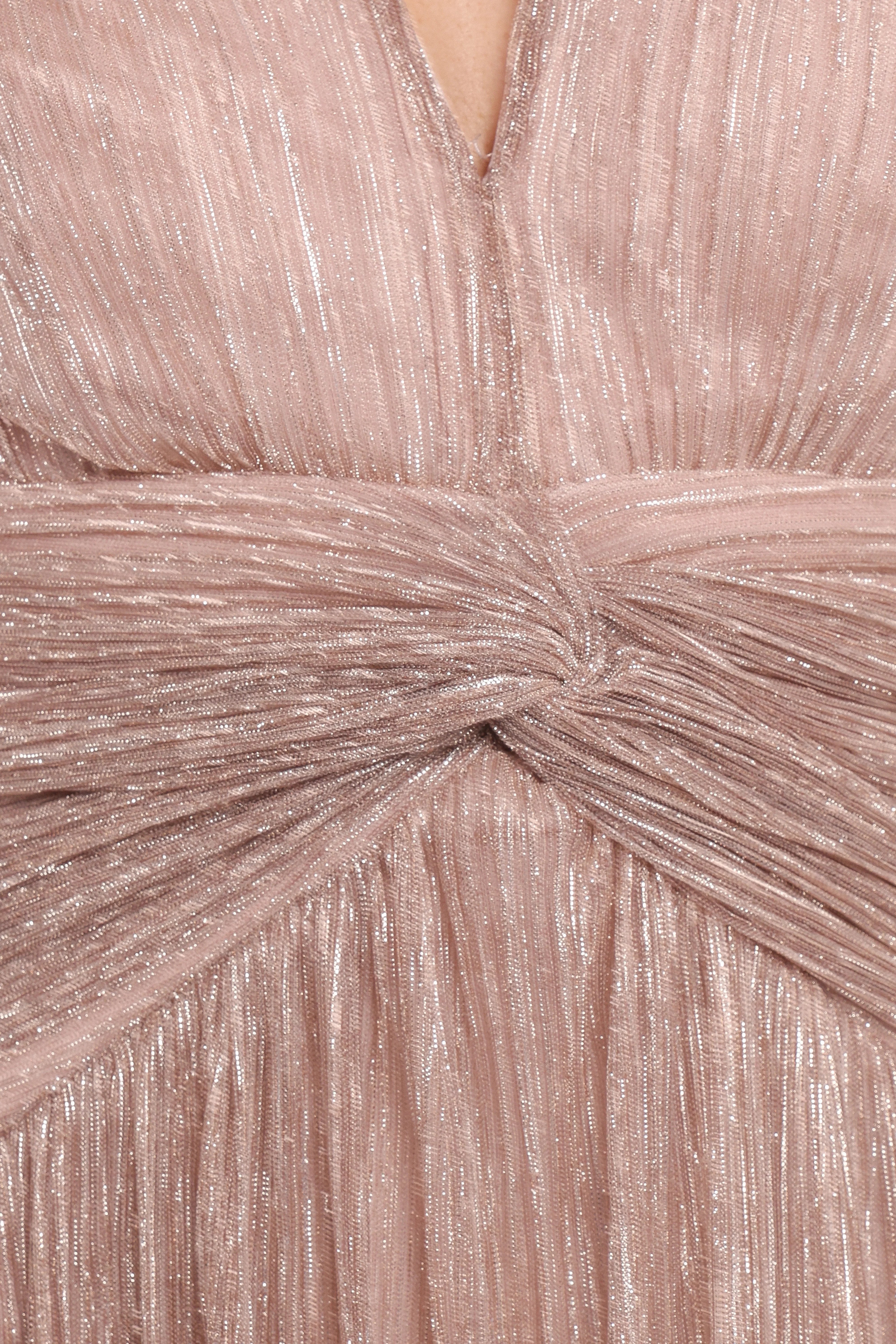 Cara Maxi Dress Rose Gold