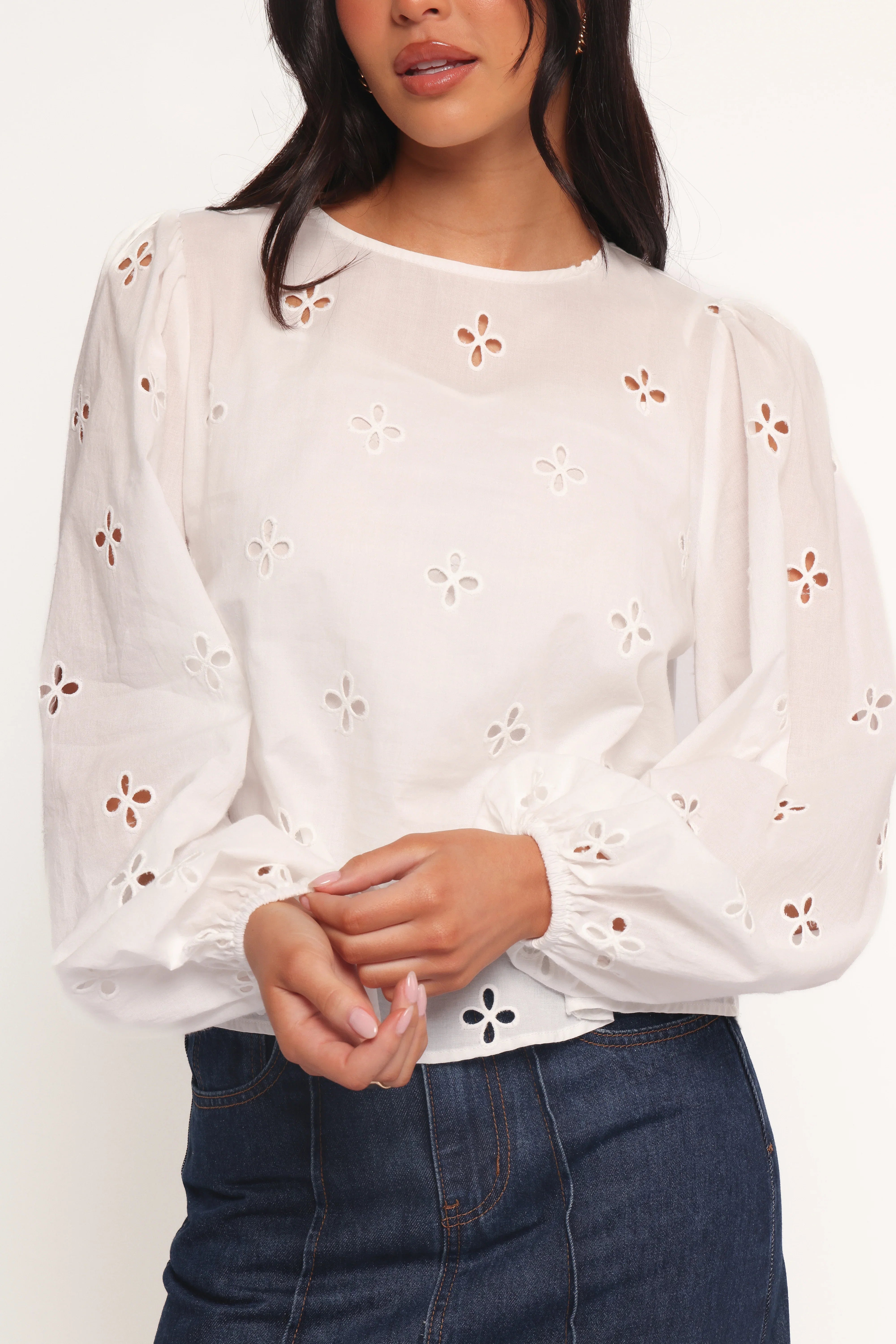 Aggie Blouse White