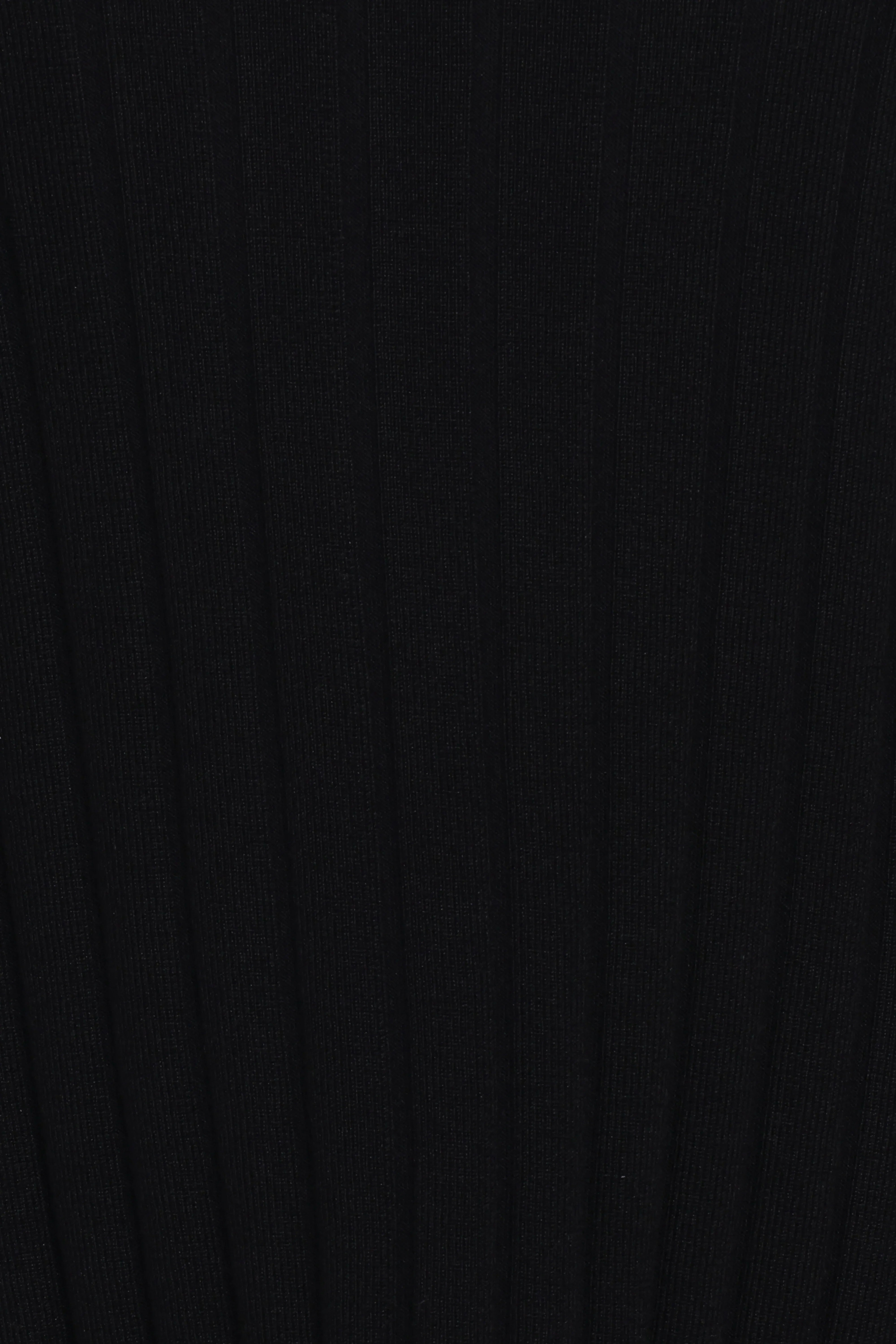 Silvie Long Sleeve Knitted Set Black