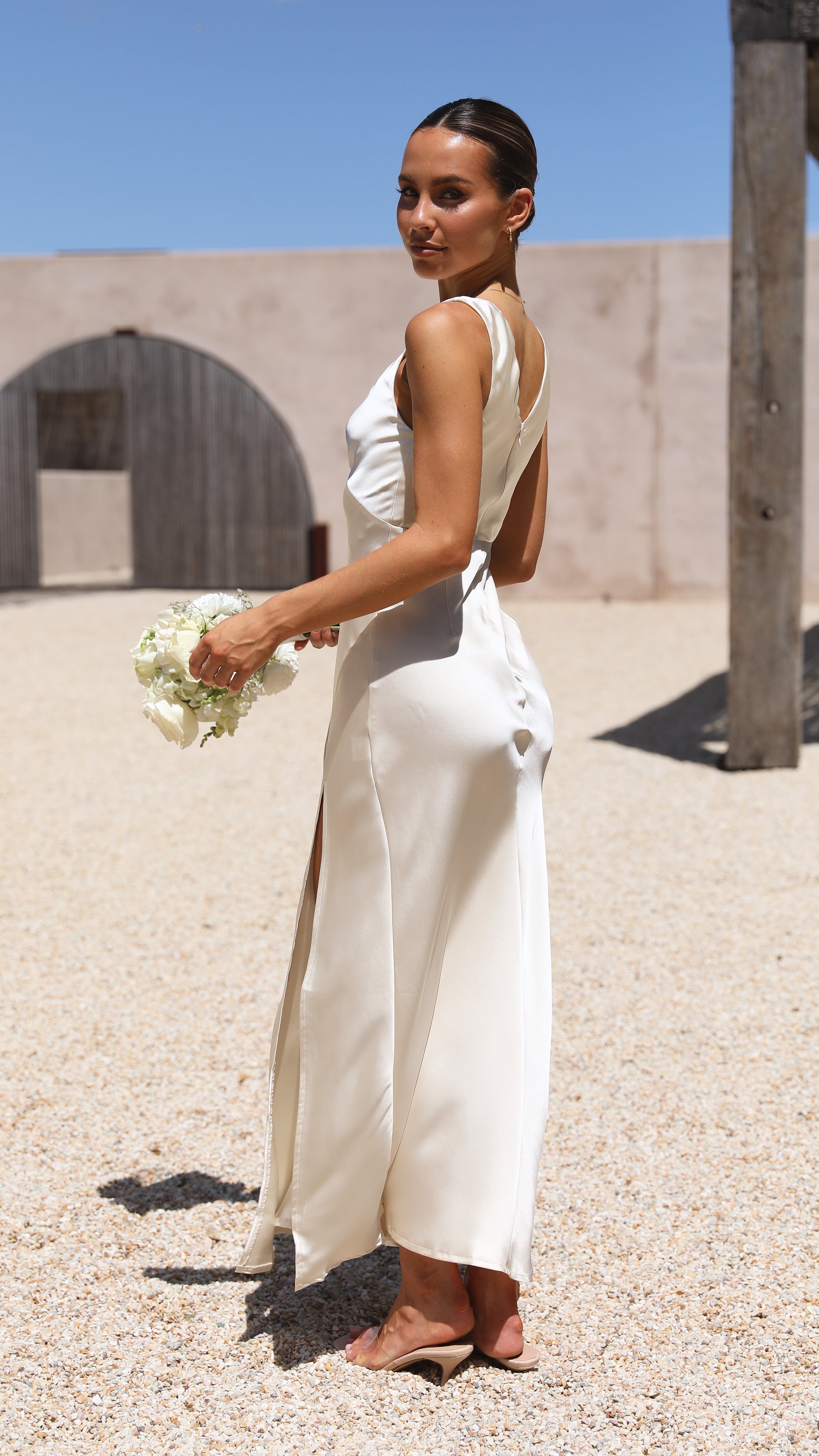 Taylor Maxi Dress Ivory