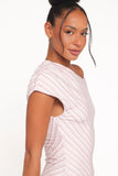 Rois Mini Dress Pink Stripe
