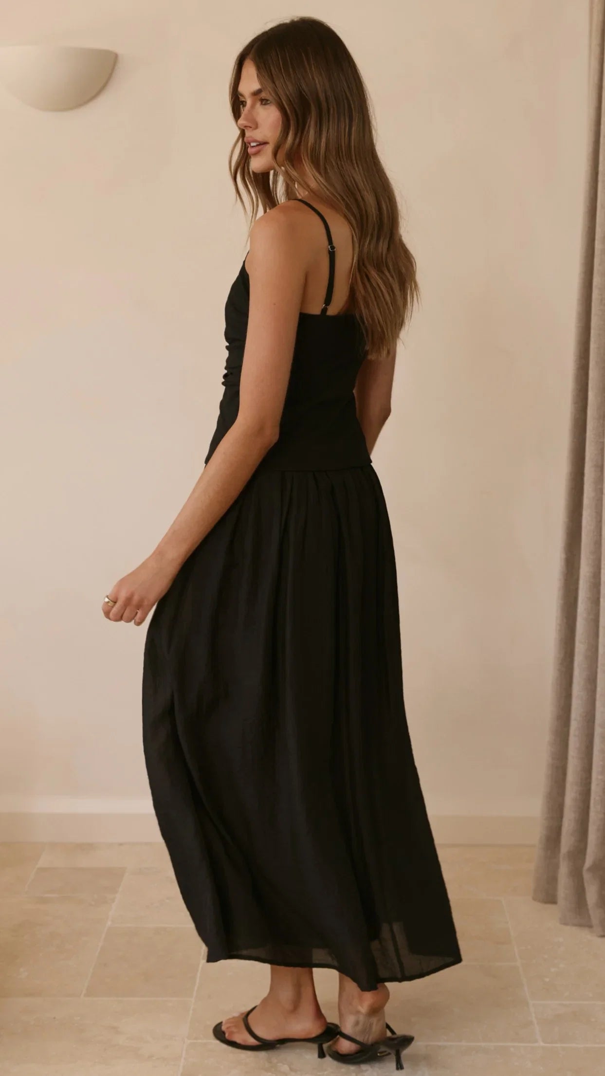 Valentina Maxi Dress Black