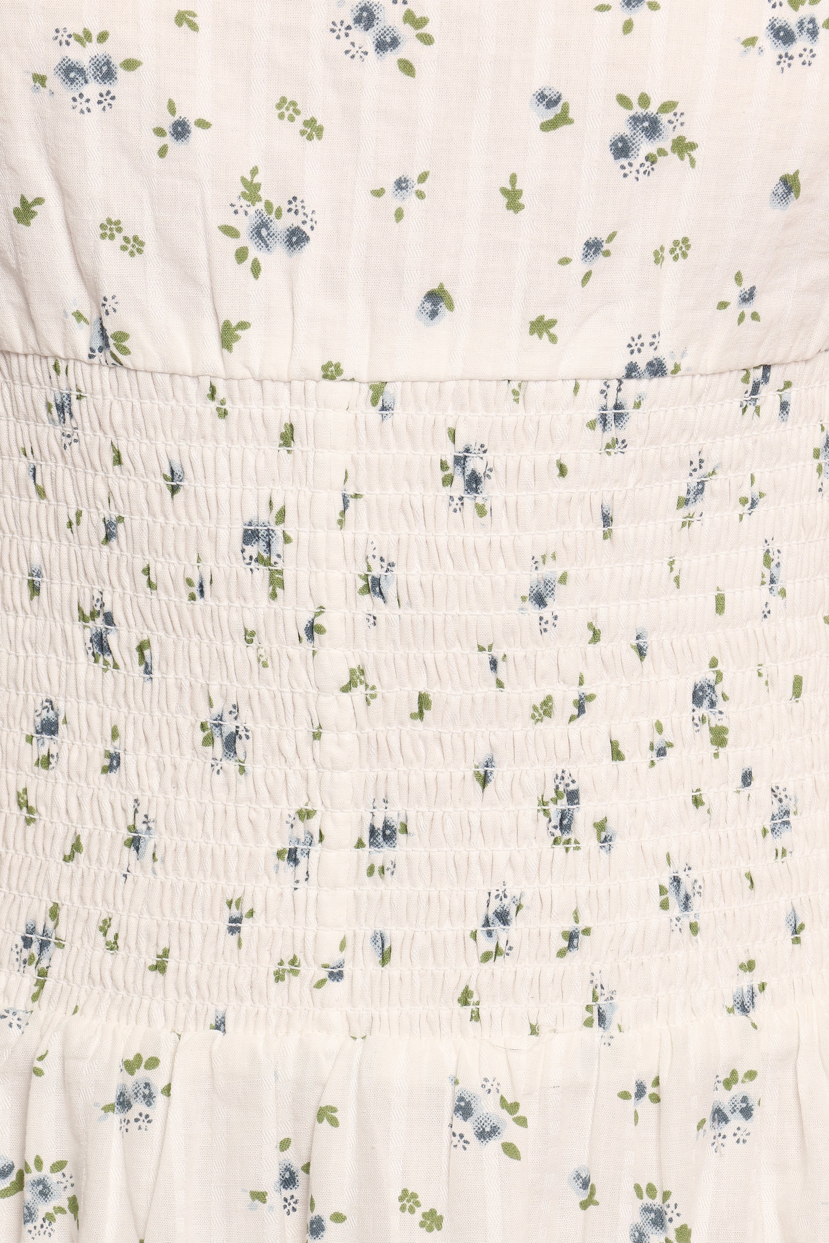 Leticia Midi Dress Blue Ditsy Floral