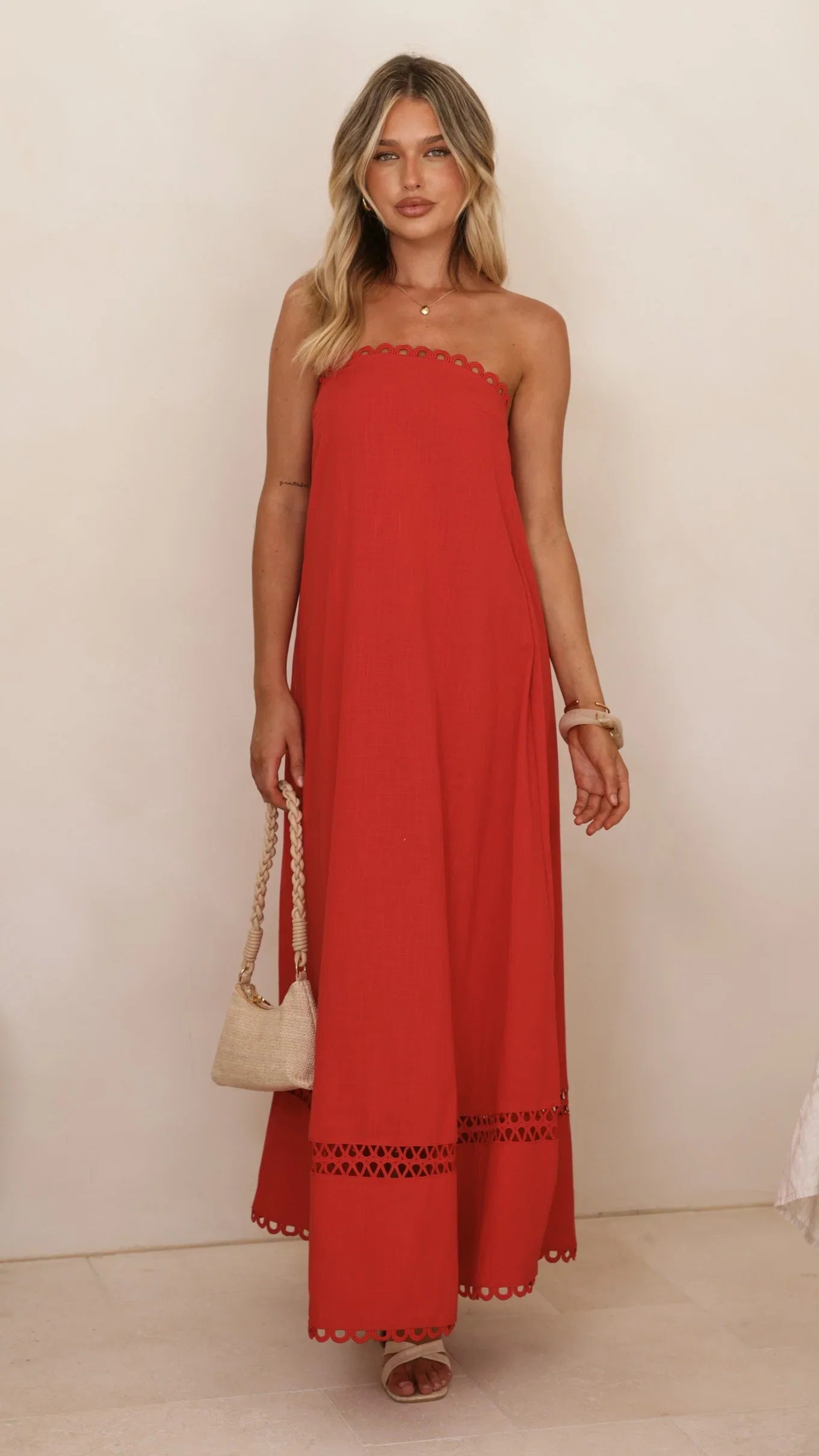 Sandra Maxi Dress Red