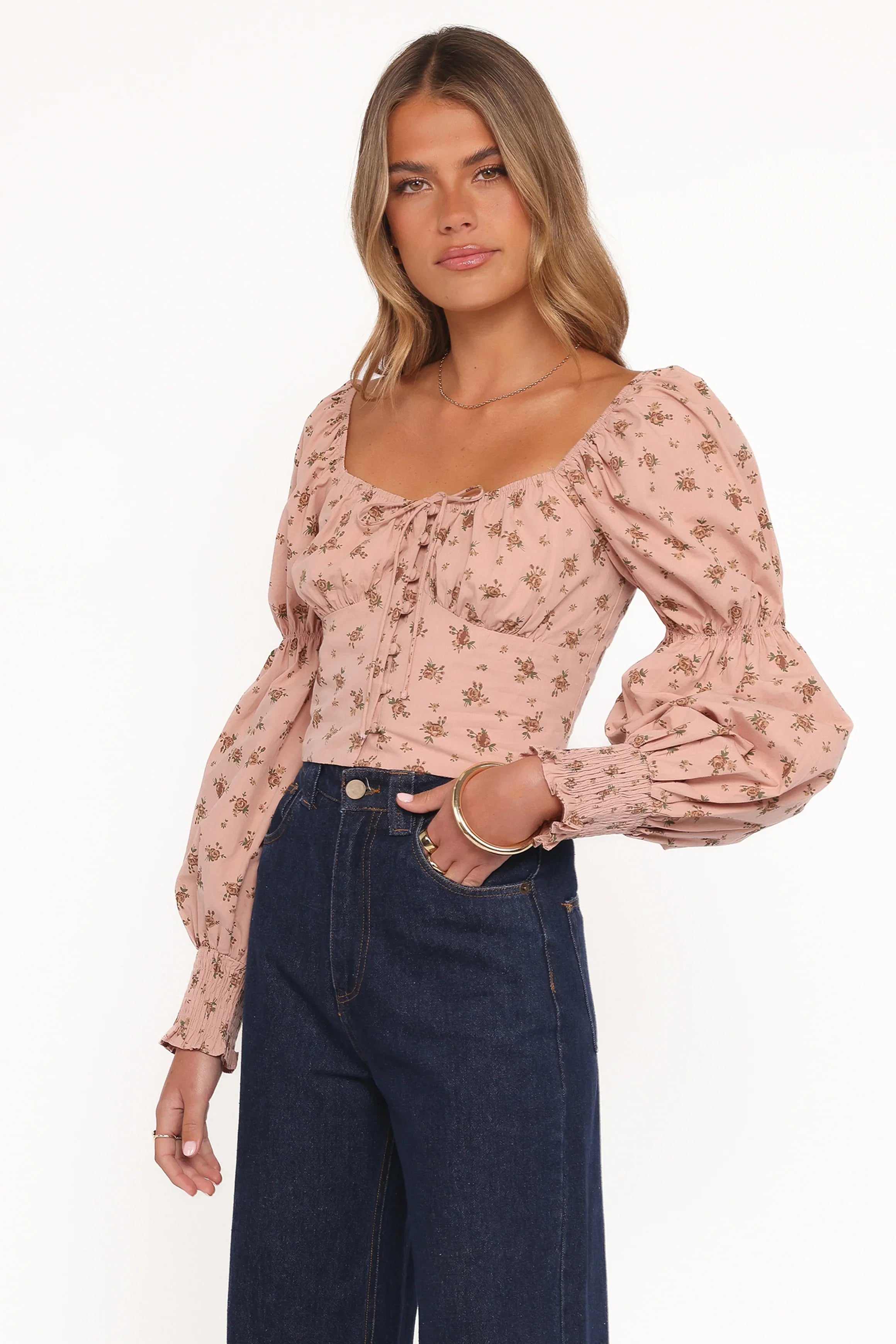 Charlene Top Pink Floral