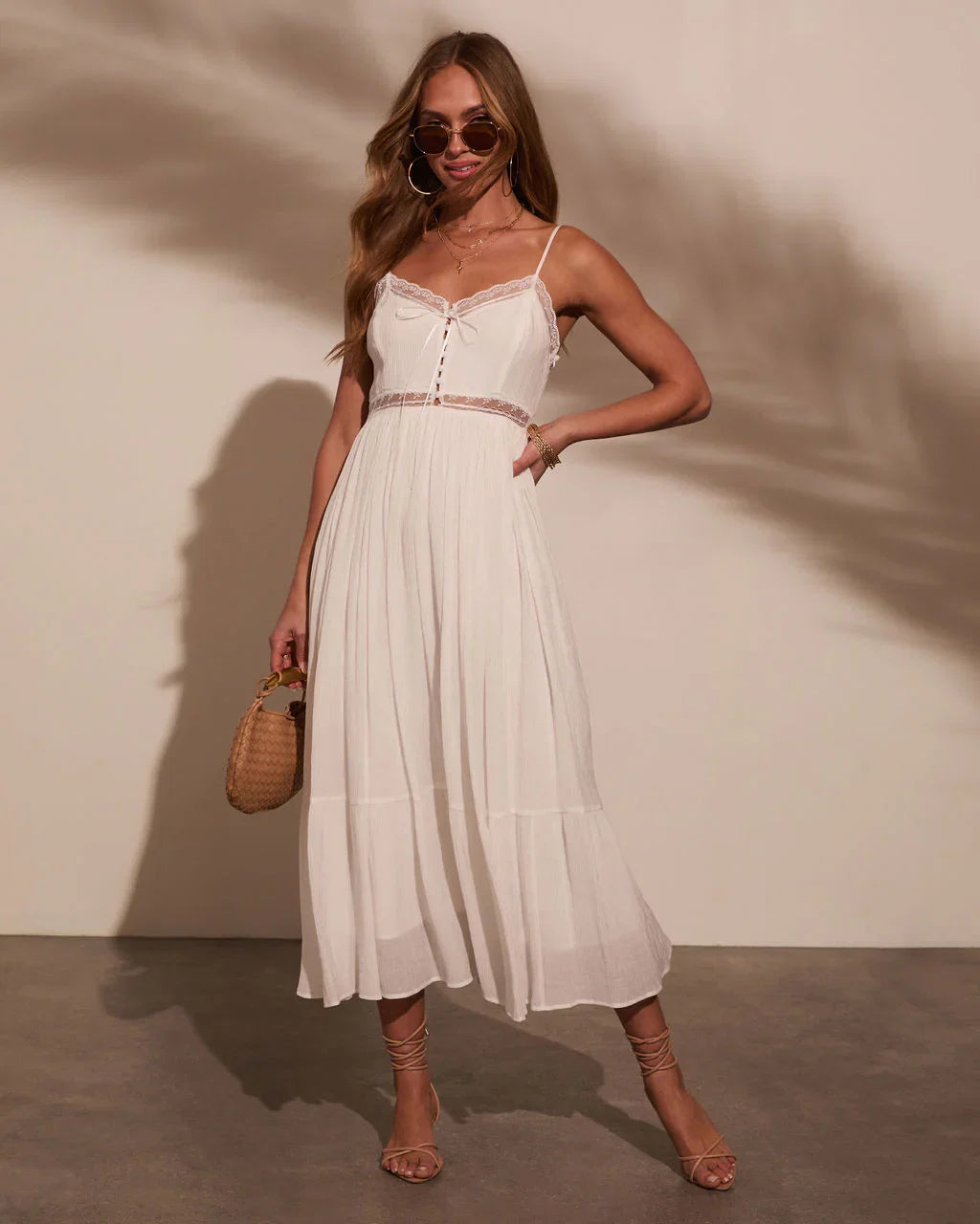Pucker Up Plisse Maxi Dress