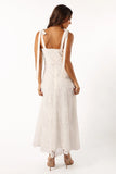 Jagger Midi Lace Dress White