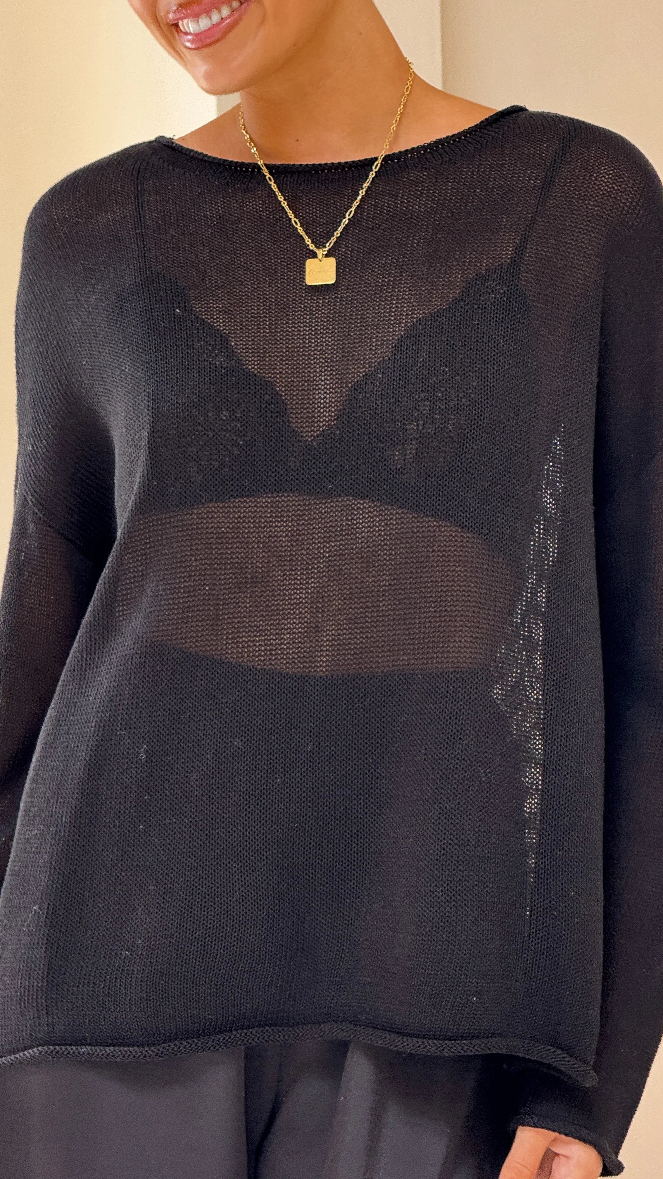 Lakoa Knit Top Black