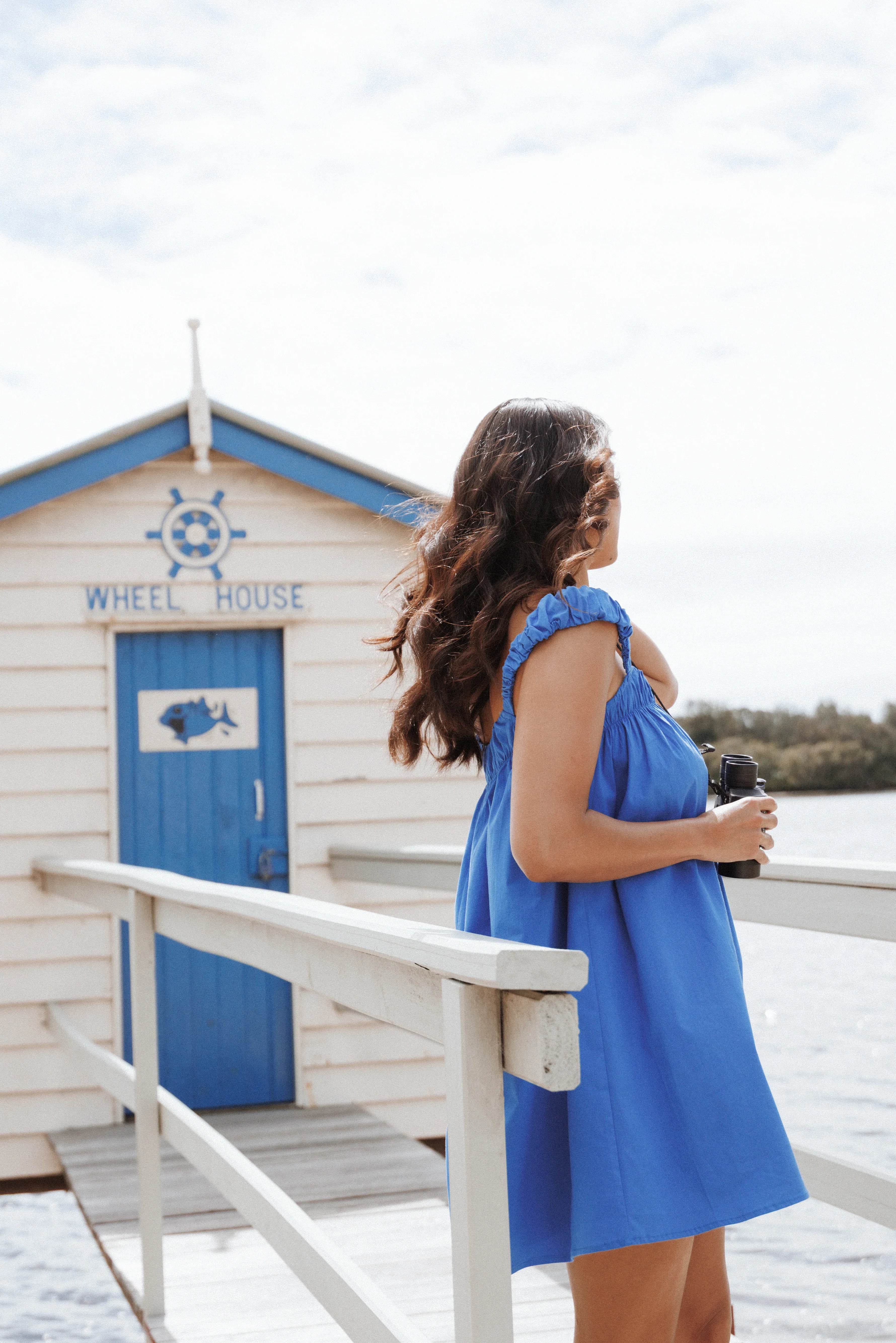 Helia Mini Dress Cobalt Blue