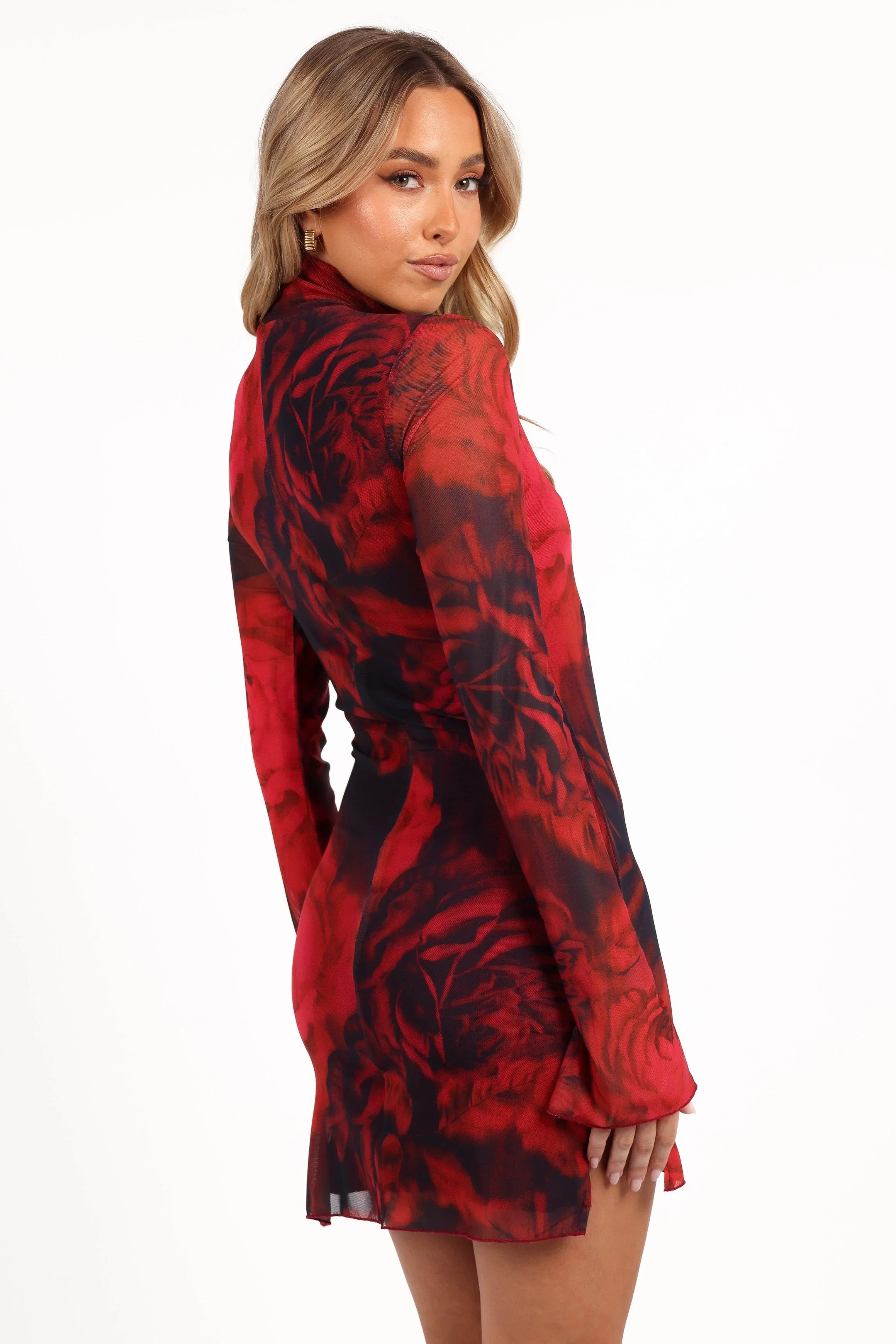 Jordi Mini Dress Giovanna Rose Print