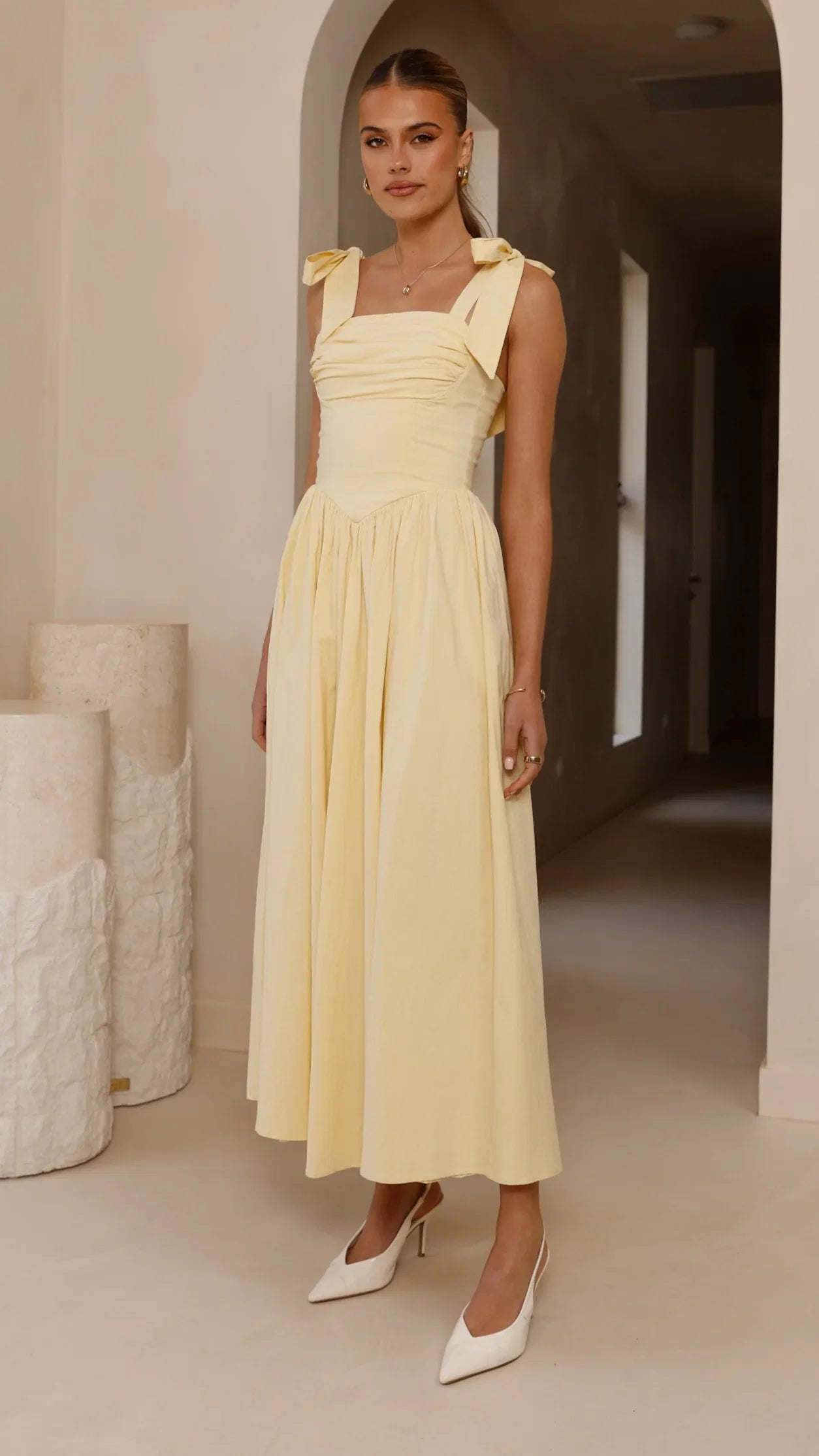 Haisley Maxi Dress Yellow