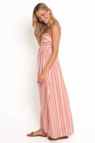 Odessa Maxi Dress Pink Stripe