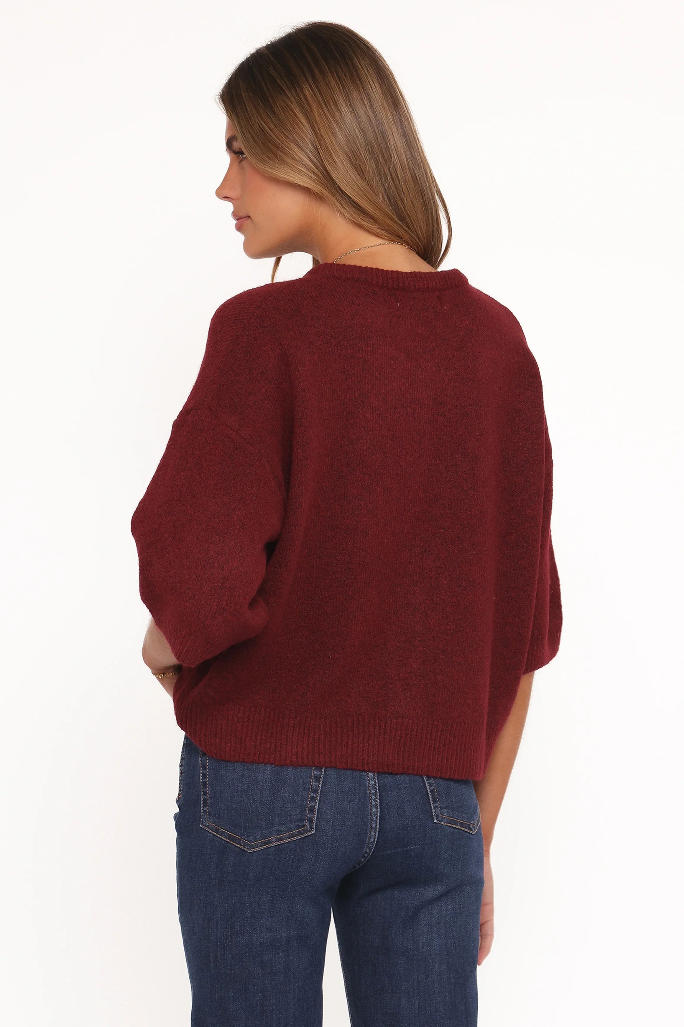 Lilith Knit Top Wine