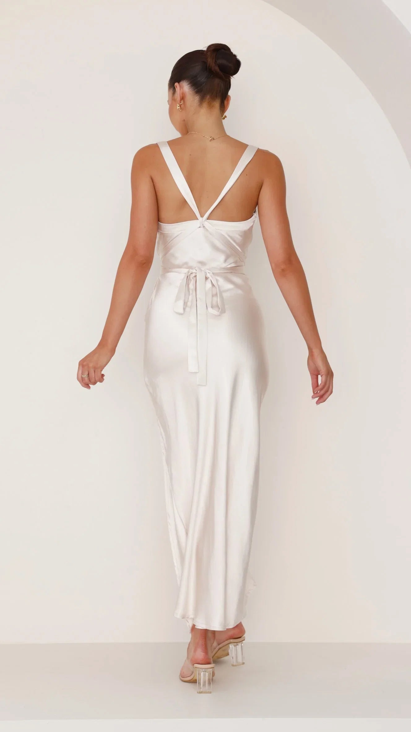 Zendaya Maxi Dress Champagne
