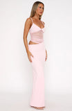 Call Me Up Maxi Dress Baby Pink