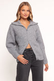 Miffy Zip Through Cardigan Grey