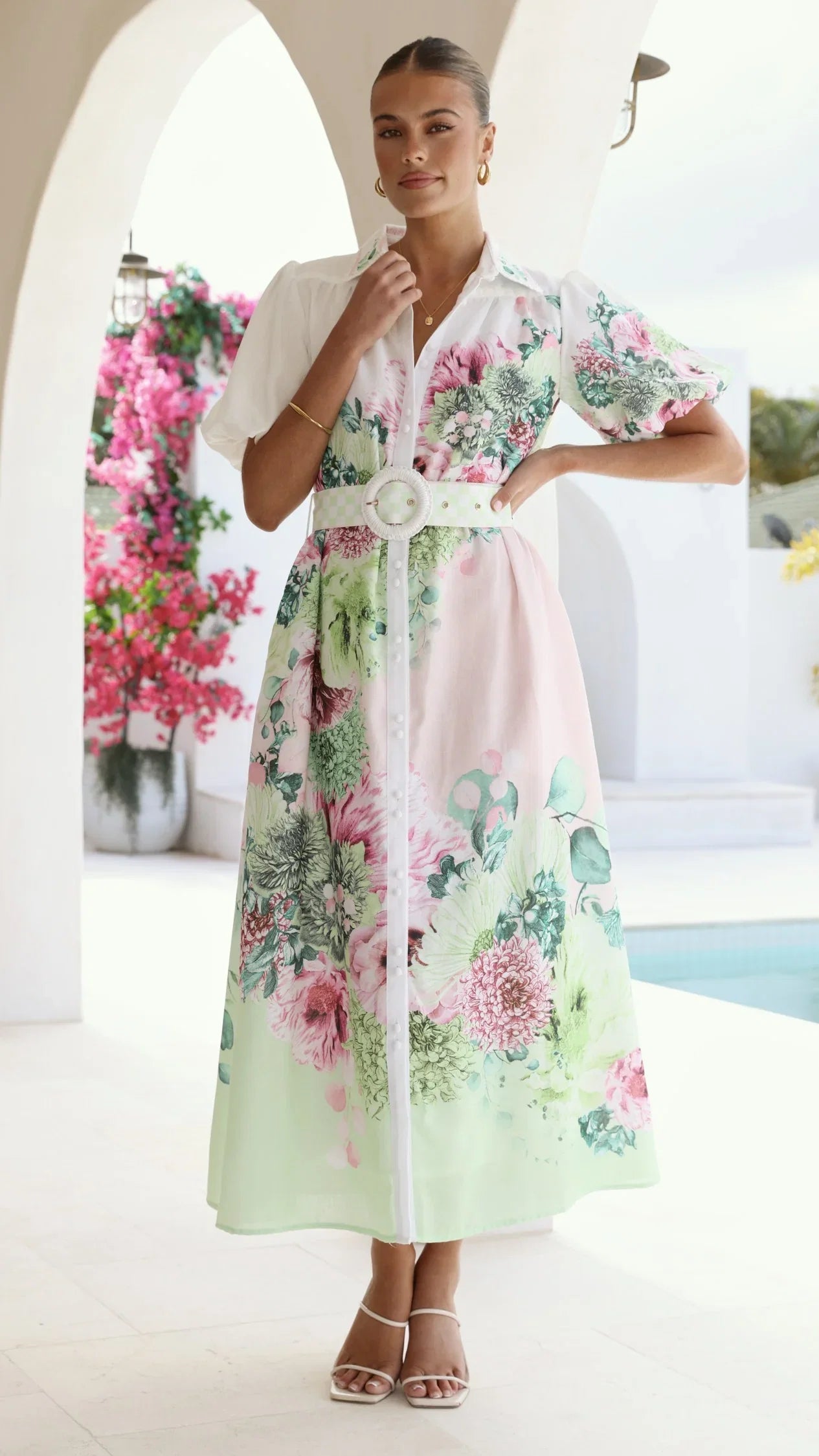 Dusk Maxi Dress Sorbet Symphony
