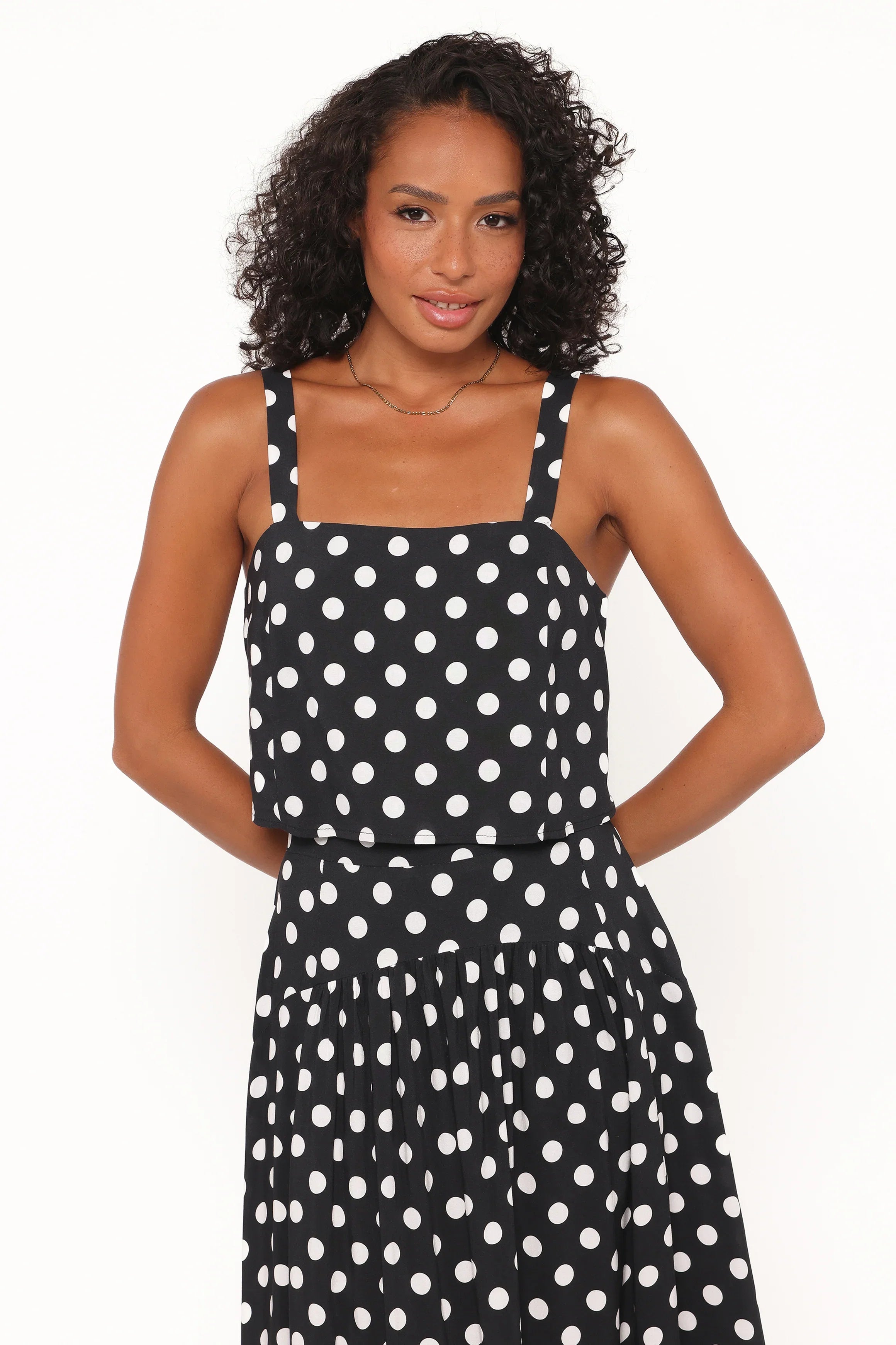 Lulu Set Black Polka Dot