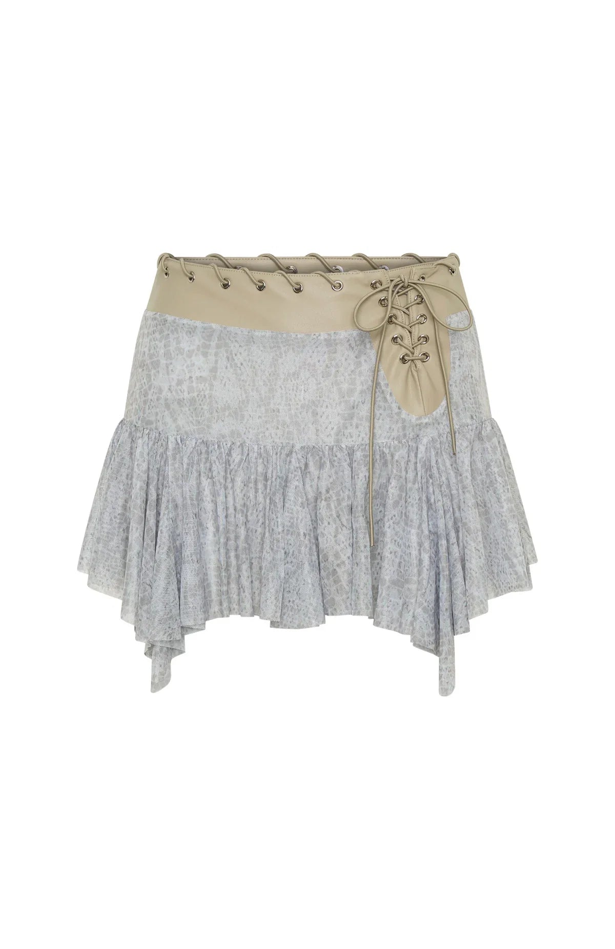 Dancing In Circles Mini Skirt Halo Mist