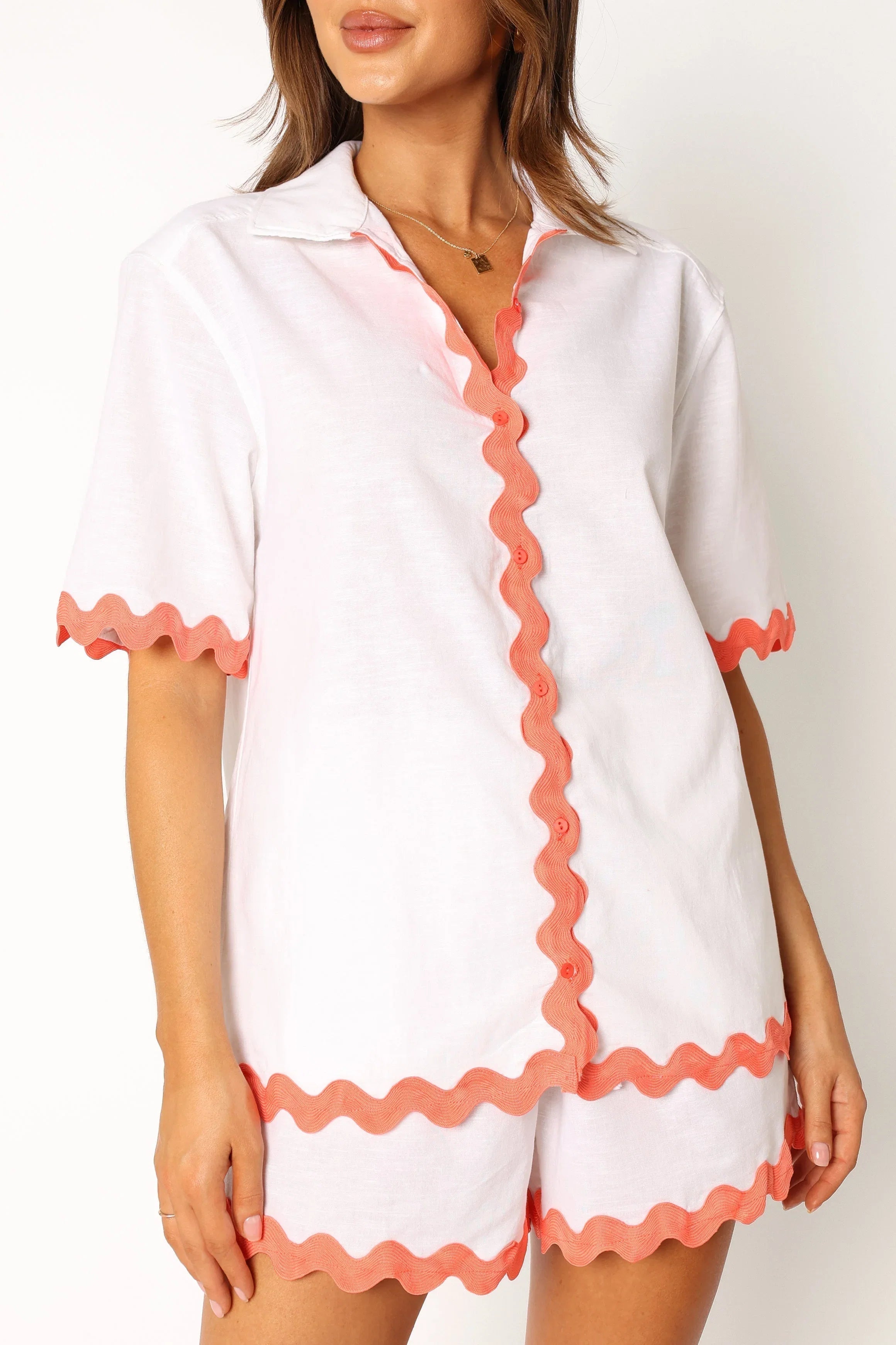 Harry Shirt White Melon