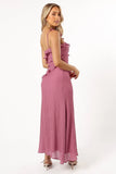 Ainslee One Shoulder Maxi Dress Pink