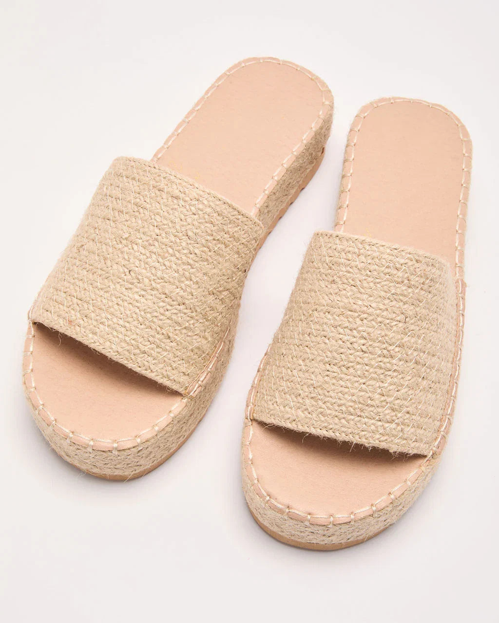 Ashlen Raffia Platform Sandals