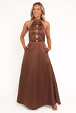 Norva Maxi Dress Brown