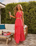 Warm Coast Cotton Striped Sleeveless Top