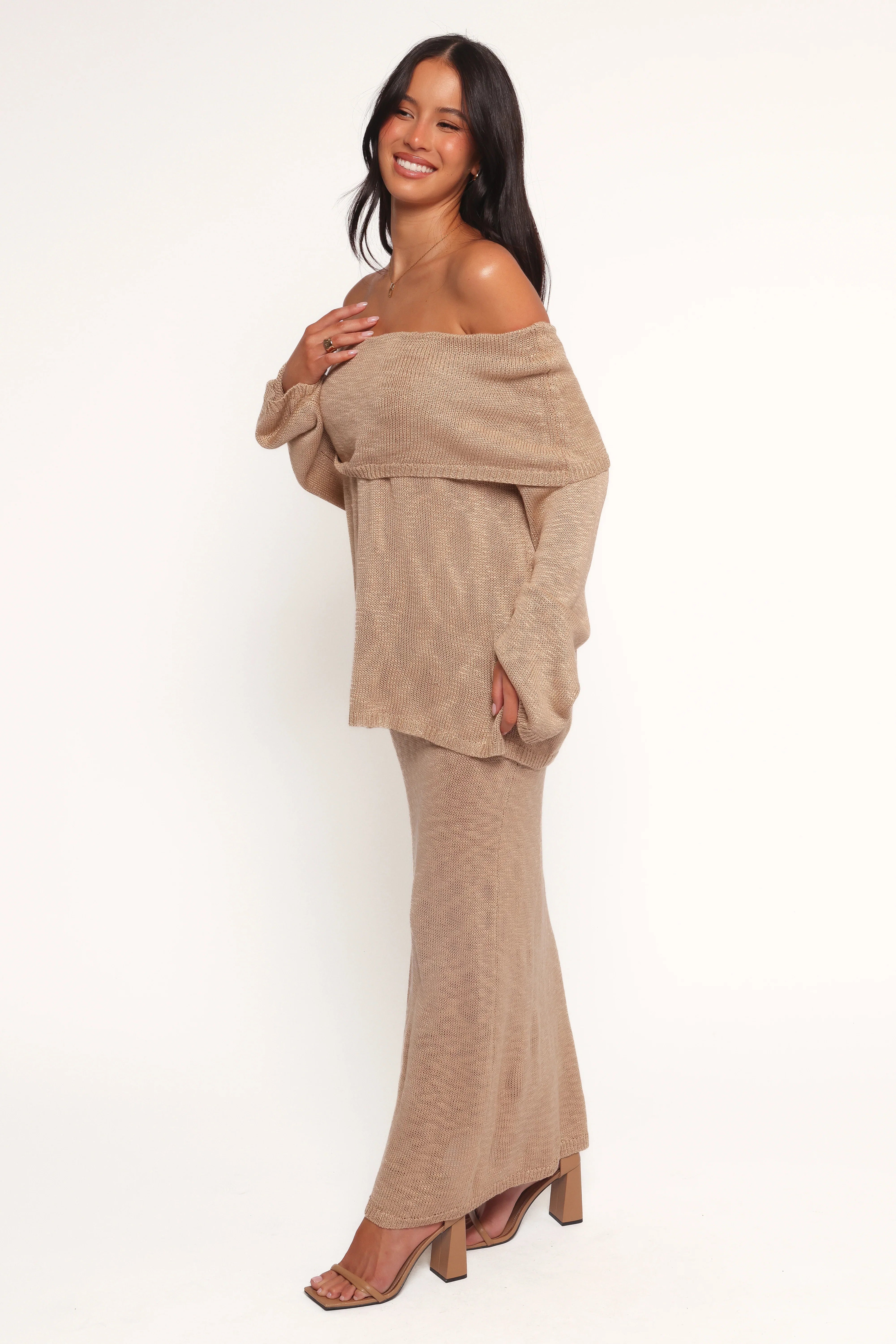 Indya Knit Skirt Mocha