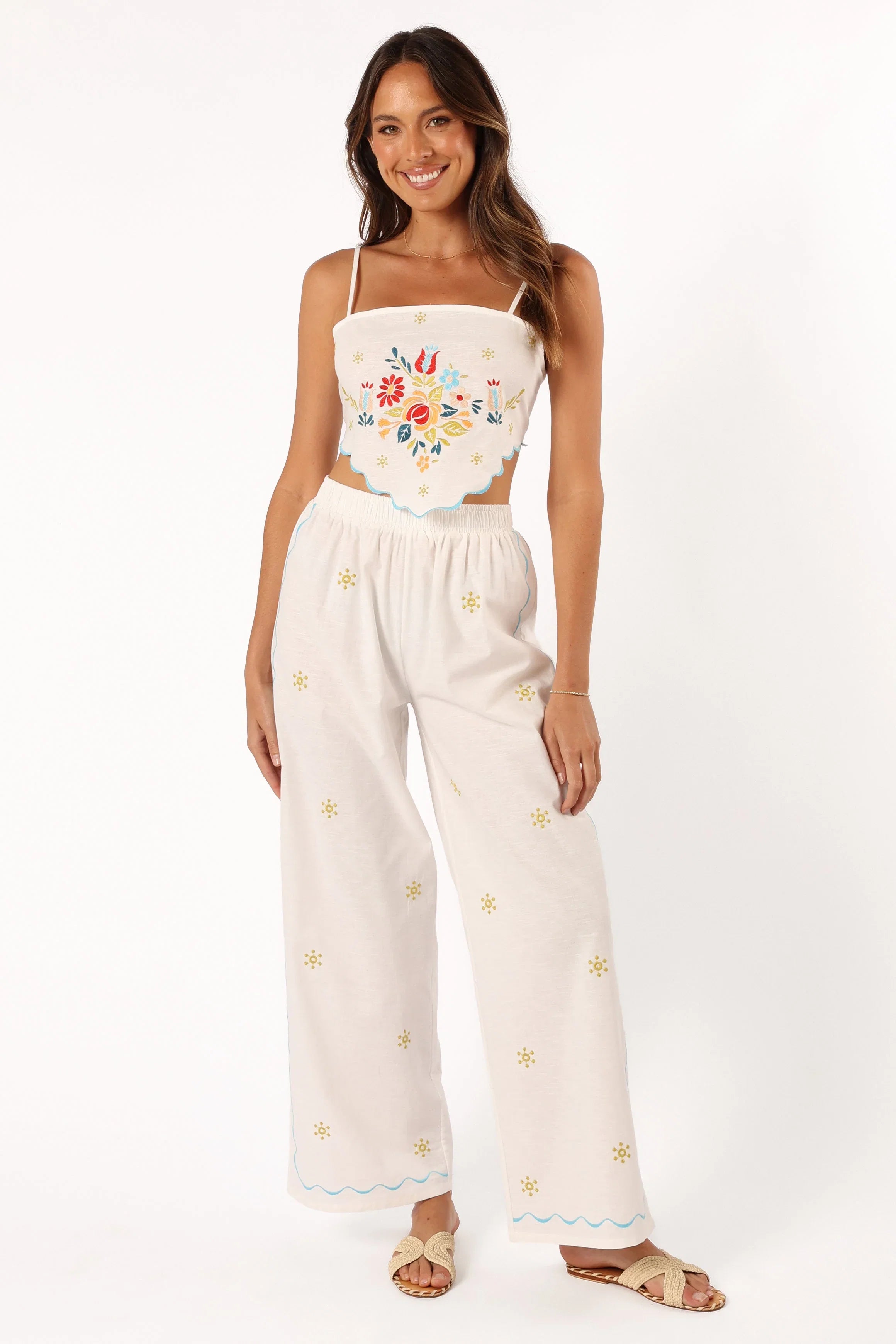 Elizabeth Pant Set Off White