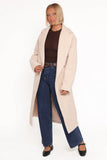 Goodie Shearling Coat Cream