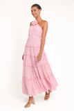 Dottie Halterneck Maxi Dress Pink