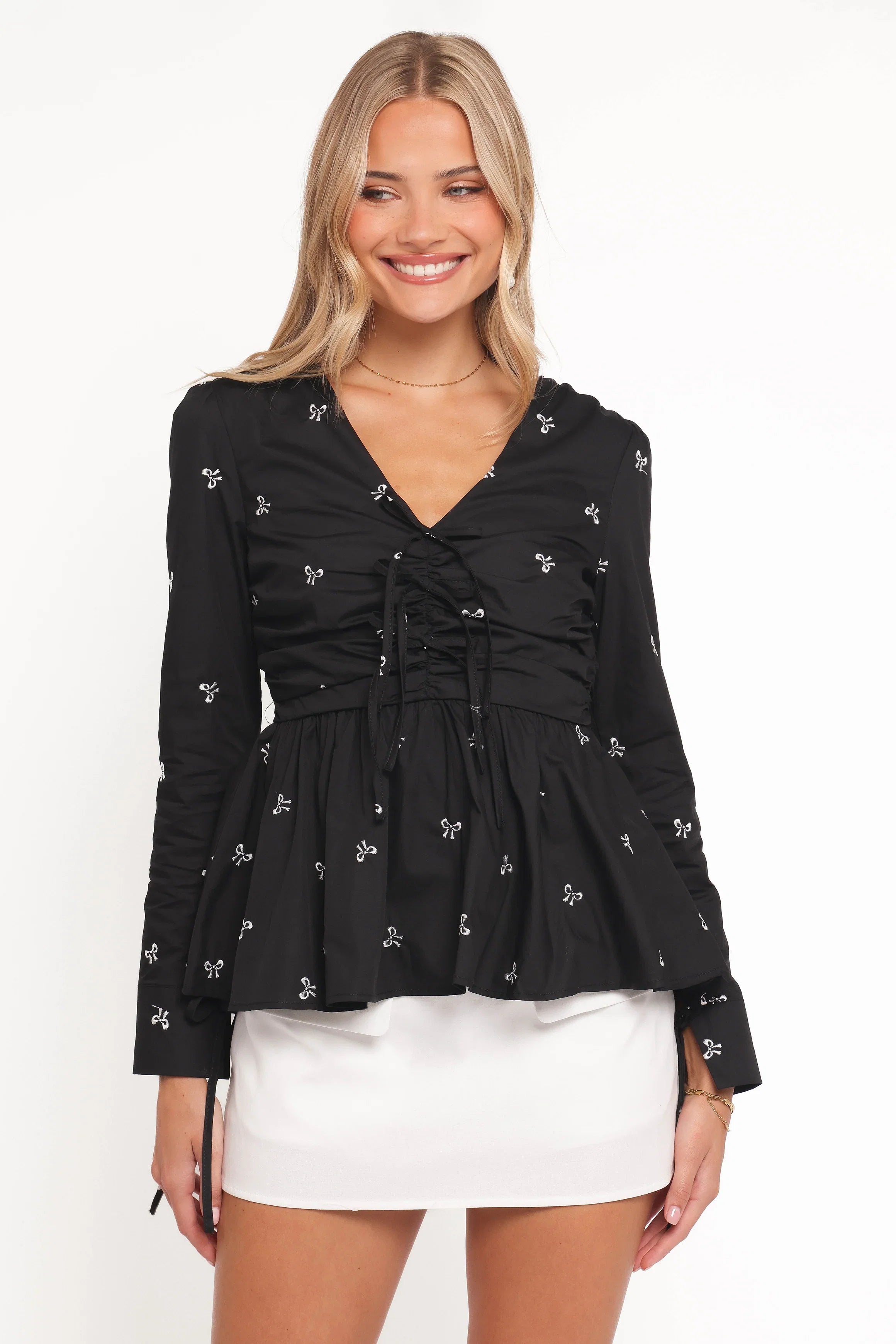 Azure Top Black