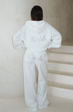 The Bride Wide Leg Sweatpants White