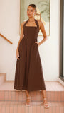 Caden Maxi Dress Chocolate
