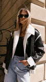 London Oversized Biker Black