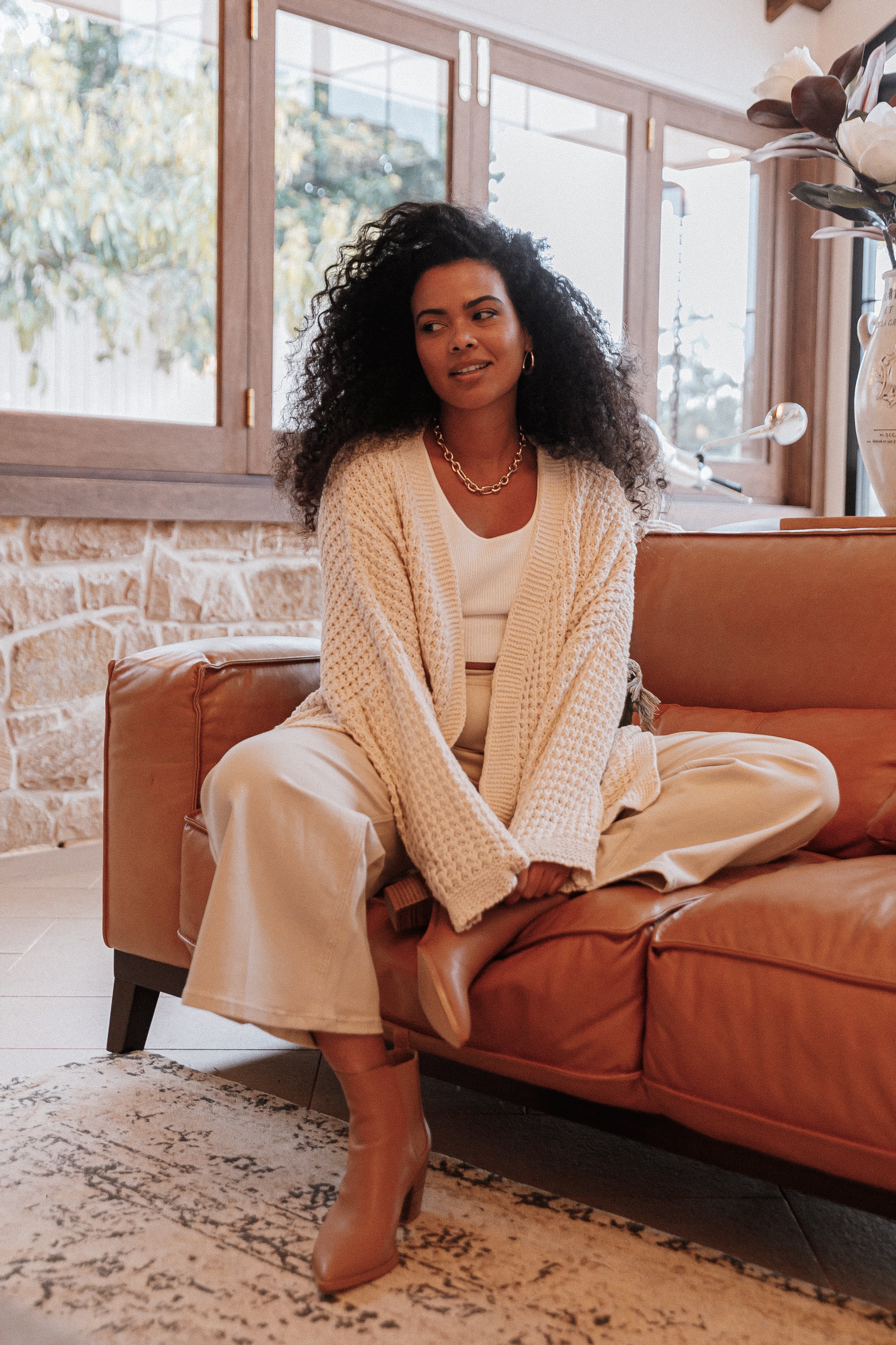 Leyonie Cardigan Cream